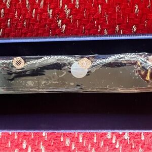 SWAROVSKI WOMEN'S REMIX ROSE GOLD / SILVER STRAND HEXAGON BRACELET